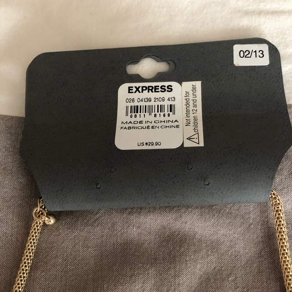 EXPRESS Gold Necklace - Picture 3 of 4